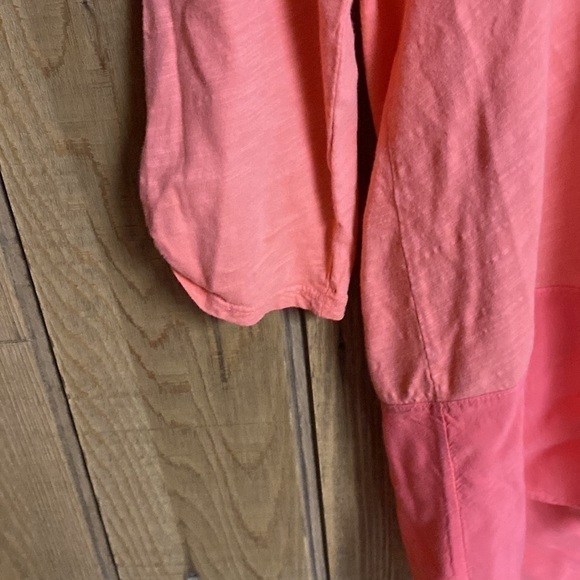 𝅺FRESH Produce hi low tunic/ beach cover up roll sleeves size M - Picture 3 of 9